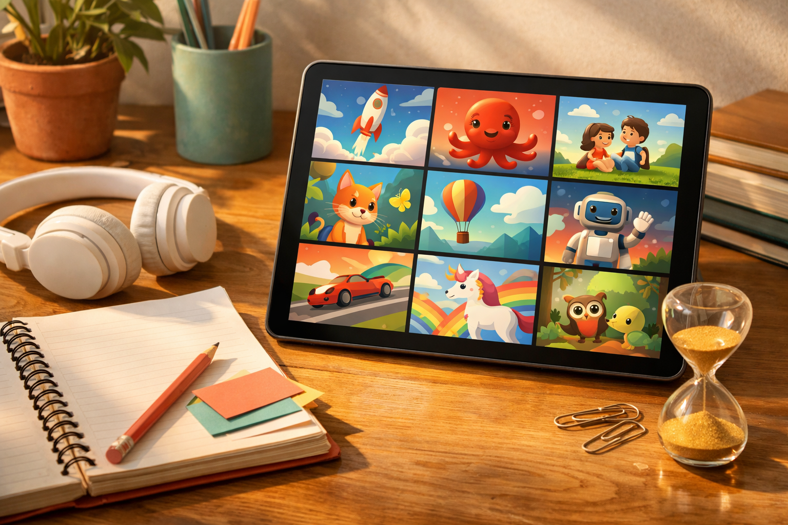 Yolculukta izleme listesi icin cizim tarzinda aile karti